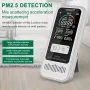 Noyafa Jms13 6 In 1 Multifunctional Air Discover HCHO CO2 PM2.5 PM1.0 Humidity Monitor Lcd Display Smart Home Temperature Tester
