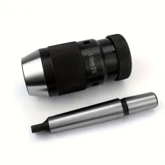 HT2942 MT2-B16 Arbor Self-Tightening Keyless Lathe Drill Chuck 1-13mm Capacity 45# Steel for Drill and Milling Machines