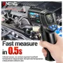 ANENG TH104 Infrared Handheld Temperature -50~550℃ IR laser Sensor Thermometer Thermal Imager VA Screen Meter Pyrometer Tool