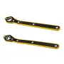 Jack Ratchet Wrench Dual Interface Design High Strength Steel Anti Rust Portable Labor Saving Tool