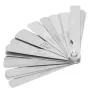 32/20/17 Blades Metric Feeler Gauge High Precision 0.04-0.88 Thickness Gages Gap Filler Feeler Gauges Woodworking Measuring Tool