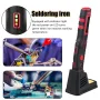 Cordless Soldering Iron LD006A 1800mAh Rechargeable Tool Adjustable Temperature 200-480°C Portable USB Quick Heat-Up Soldering Kit for Welding and Repairs
