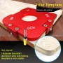 Woodworking Router Round Corner Radius Template Router Table Corner Radius Jig Wooden Board Arc Cutting Auxiliary Tool DIY Template