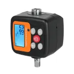 Digital Torque Meter 1/2'' to 1/4'' 1/2'' to 3/8'' Adapters High Accuracy 4 Torque Units Backlit Display For DIY & Home Repairs
