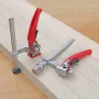 ENJOYWOOD 16mm/19mm/20mm/28mm MFT Table Workbench Quick Ratchet Bench Dog Hold Down Clamp Clip for 16mm/19mm/20mm/28mm Dog Holes