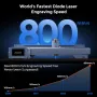 iKier K1 Pro 24W Laser Engraving Machine Engraver With 4.3\ Touch Screen 800mm/s Ultra Fast Speed Motorized Z-axis Autofocus