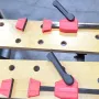 Horizontal Fixed Clamp Woodworking Table 70KG Force 20mm Desktop Hole Quick Secure DIY Tool