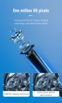 8MM Endoscope 8 LED Light Waterproof Type-C Direct Borescope IP67 Rated 1 MP Pixel Flexible/Hard Wire High-Resolution Imaging Versatile