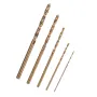 Drillpro 10pcs HSS M35 Cobalt Twist Drill Bit Set 1/1.5/2/2.5/3mm High Speed Steel Drill Bits