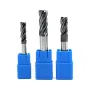 HRC50 4-Flute Flat End Mill Tungsten Carbide Router Bit CNC Milling Cutters High Precision Metal Machining Tools