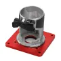 Multifunctional Aluminium Router Table Insert Plate Woodworking Trimmer Electric Wood Milling Flip Plate For DIY Working Benche 45x56 62x70