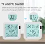 Smarsecur Smart Wifi Temperature and Humidity Sensor with Real Time Monitoring, Adjustable Temperature Modes Remote Access Energy Efficient Anti-Tamper Design Works with Smartphone Ideal for Home Climate Control