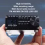 ATS 20+ Radio Receiver High Sensitivity Portable Small World Band Digital Receiver for Outdoor Camping Home