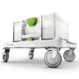 FESTOOL SYS-RB Rolling Tool Board Rolling Cart 100kg Load Capacity 360 Degree Rotating Wheels Lockable Heavy Duty Flat Surface for Construction Sites Workshops Material Transport