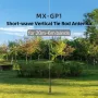 100W 20M-6M Band Shortwave Portable Antenna GP Antenna Vertical Tie Rod Antenna for HAM Radio