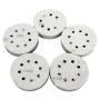 100pcs 125mm 8 Holes Abrasive Sand Discs 60-240 Grit Sanding Papers