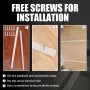 2PCS Table Saw Crosscut Sled Miter Bars with Pre-drilled Holes 3/4\ x 3/8\ x 17\ Precise Woodworking Cuts Easy Installation