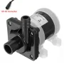 JT-750B4 12V/24V Solar Shower Pump 4-Thread DC Water Pump for Water Heating Floor Heating and Boosting Circulation