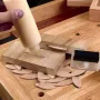 100pcs Woodworking Biscuit Joiner Kit Assorted #0 #10 #20 Wooden Biscuits for Plate Joiners Wood Joining Accessories
