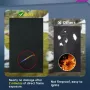Fireproof Welding Blanket Certified 5mm Thick Carbon Felt Heat Resistant Mat up to 3000°F for Soldering Firepit Grill Welding