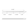 For Metabo DH 330 Planer Blades High-Speed Steel 332mm x 12mm x 1.5mm Replacement Knife Reversible Cutting Edges Woodworking Accessories