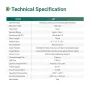 TOOLTOP M7 256X192 Thermal Imager Monocular Imaging 1-8x zoom & Manual focus Outdoor Test Night Vision Adjustable focus Laser Infrared Thermal Camera 10mm focal length monocular For Phone