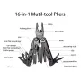 28 in 1 Outdoor Multifunctional Plier Tool Stainless Steel Professional Folding Screwdriver Camping Tactical Multi-purpose Knife