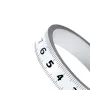 Tape Measure Self Adhesive Carbon Steel Workbench Ruler Fit For Woodworking Miter Fence Left to Right White Positive 1M/2M Length x 10MM Width