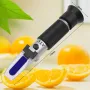Handheld Refractometer Sugar Concentration Meter Densimeter 0-32% Brix Saccharimeter Sugar Tester Fruits Grapes ATC