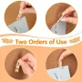 Push Pin Wooden Frame Set 50pcs Cork Board Bulletin Board Accessories Craft Decoration Transparent Box Storage Metal Pins Wood Clips