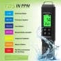 Portable Water Quality Tester 5-In-1 Fish bowl PH Meter TDS Test Pen EC Value Tester Salinity Temperature Measurement