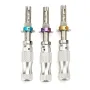 3Pcs Tubular 7 Pins Lock Pick Tools with Transparent 7 Pin Tubular Lock Cylinder Locksmith Tools