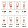 60pcs Wire Lug Copper Ring SC6-25 Copper Connectors Bare Cable Electric Crimp Terminal Connector Kit