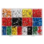 CT06 2120個入り ワイヤー銅圧着コネクタキット 絶縁コードピンエンド端子付き AWG 22～5 純銅 錫メッキ 各種ワイヤーサイズ マルチカラー電気用品