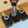 Woodworking 3 in 1 Dowel Jig Drill Kit Self Centering Doweling Jig Kit Simple Installation Versatile Portable Sturdy Drill Guides Locator
