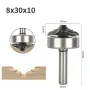 8mm Shank Classical Cabinet Line Knife Router Bit with Bottom Bearing Wood Trimming Milling Cutter
