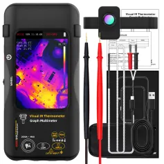 BSIDE SH9 Thermal Imager Multimeter ISR 320 × 428 Pixels With macro lens Thermal Imaging Camera 3.98-inch TFT touchscreen Rechargeable Battery