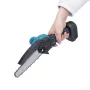 BRAVOBRO 6 Inch Electric Chain Saw 3500W Cordless One-Hand Saws Woodworking Tool Wood Cutter For MakitaBattery