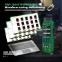 BSIDE デュアルチャンネル 50MHz*2 Vol O7 ハンドヘルドオシロスコープ 4-IN-1 デジタルマルチメーター+ファンクション信号発生器 6000A 電流テスター