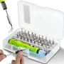 32-in-1 Precision Screwdriver Set Magnetic Bits Chrome Vanadium Steel Ideal for Phones Laptops Cameras Watches Convenient Storage for DIY Repairs