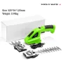 Small Convenient Electric Trimmer Pruning Shears Garden Lawn Hedge Rechargeable Cordless Fence Scissors Weeder Weeding Mower