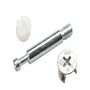Wnew 20PCS 3-in-1 Eccentric Wheel Connecting Piece Furniture Screw Nut Kit Fit For Dowel Jig Furniture Wardrobe Link Connection