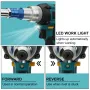 VIOLEWORKS 88VF Brushless Rivet Riveter Guns Automatic Blind Riveter Fit Makita18V