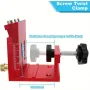 Woodworking Hole Puncher Adjustable Oblique Hole Locator with Metric and Imperial Calibration Aluminum Alloy Cabinet Plate Dowel Hole Jig System Set