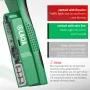 Descascador de fios de aço inoxidável multifuncional LAOA, modelos 7 em 1 e 8 em 1, ferramentas elétricas de alta precisão, design ergonômico e capacidade de cisalhamento de 25 mm2