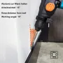 1pc SDS Plus Round Shank Electric Hammer Drill Bit Slot Flat Chisel Masonry For Light Concrete Impact Drill Widening Drill Bit