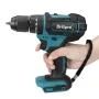 Drillpro 10mm Chuck Impact Drill 350N.m Cordless Electric Drill For Mak18V Battery 4000RPM LED Light Power Drills