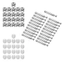 Wnew 20PCS 3-in-1 Eccentric Wheel Connecting Piece Furniture Screw Nut Kit Fit For Dowel Jig Furniture Wardrobe Link Connection