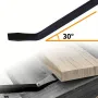 Heavy-Duty CR-V Long Tire Spoon Pry Bar With Non-Slip Handle Caps Perfect for Automotive Demolition Nail Pulling & More