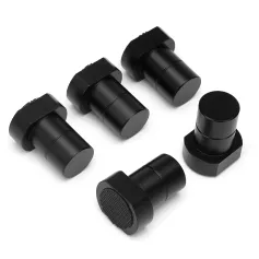 ENJOYWOOD 19/20mm Woodworking Quick Release Bench Dogs Clamp Desktop Tenon with Non-slip Pad Table Limit Block Table Stop